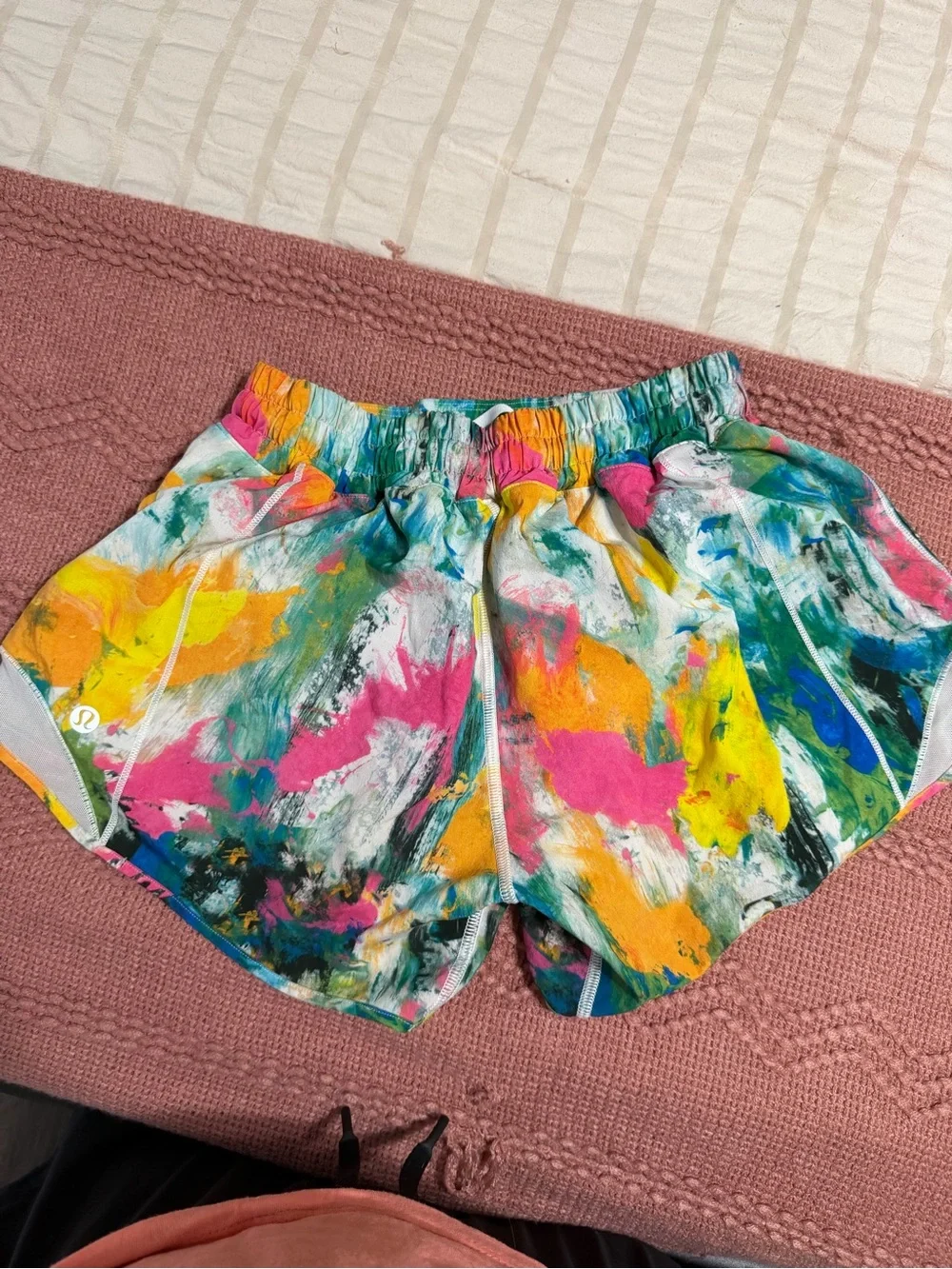 Lululemon Paint-Splash Women’s Athletic Shorts - Multicolor